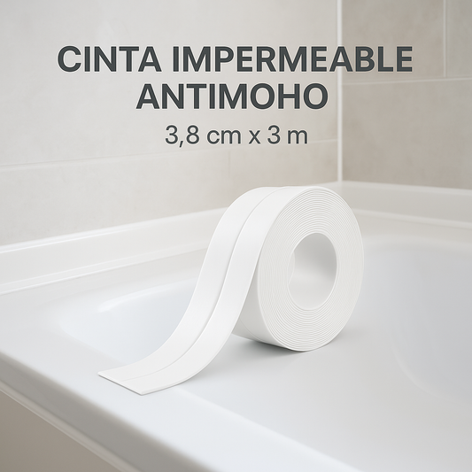 Cinta Impermeable Antimoho SellaClean™ 3.8cm x 3M