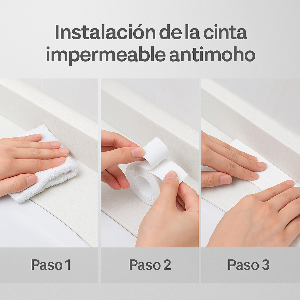 Cinta Impermeable Antimoho SellaClean™ 3.8cm x 3M