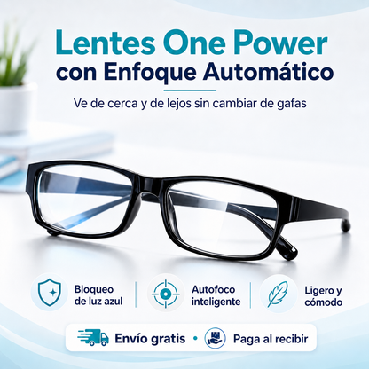 Lentes Multifocales Inteligentes OnePower™ - Más Claridad, Menos Esfuerzo