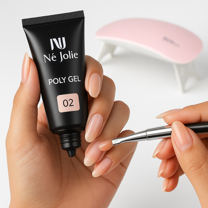 Kit Completo para Uñas de Polygel + Lámpara UV | GlamourGel™
