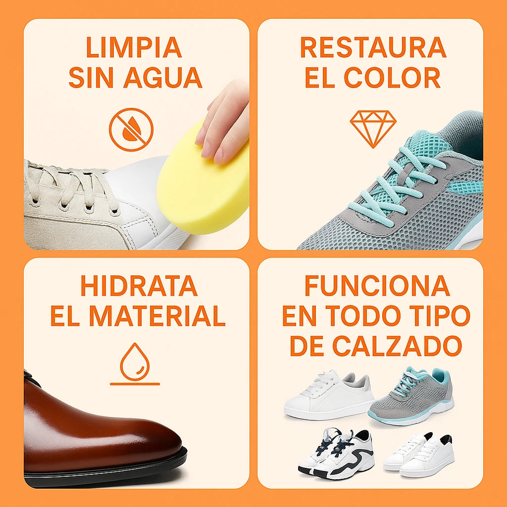 Crema Limpiadora para Zapatos CleaningCream® - Zapatos como nuevos en 2 minutos