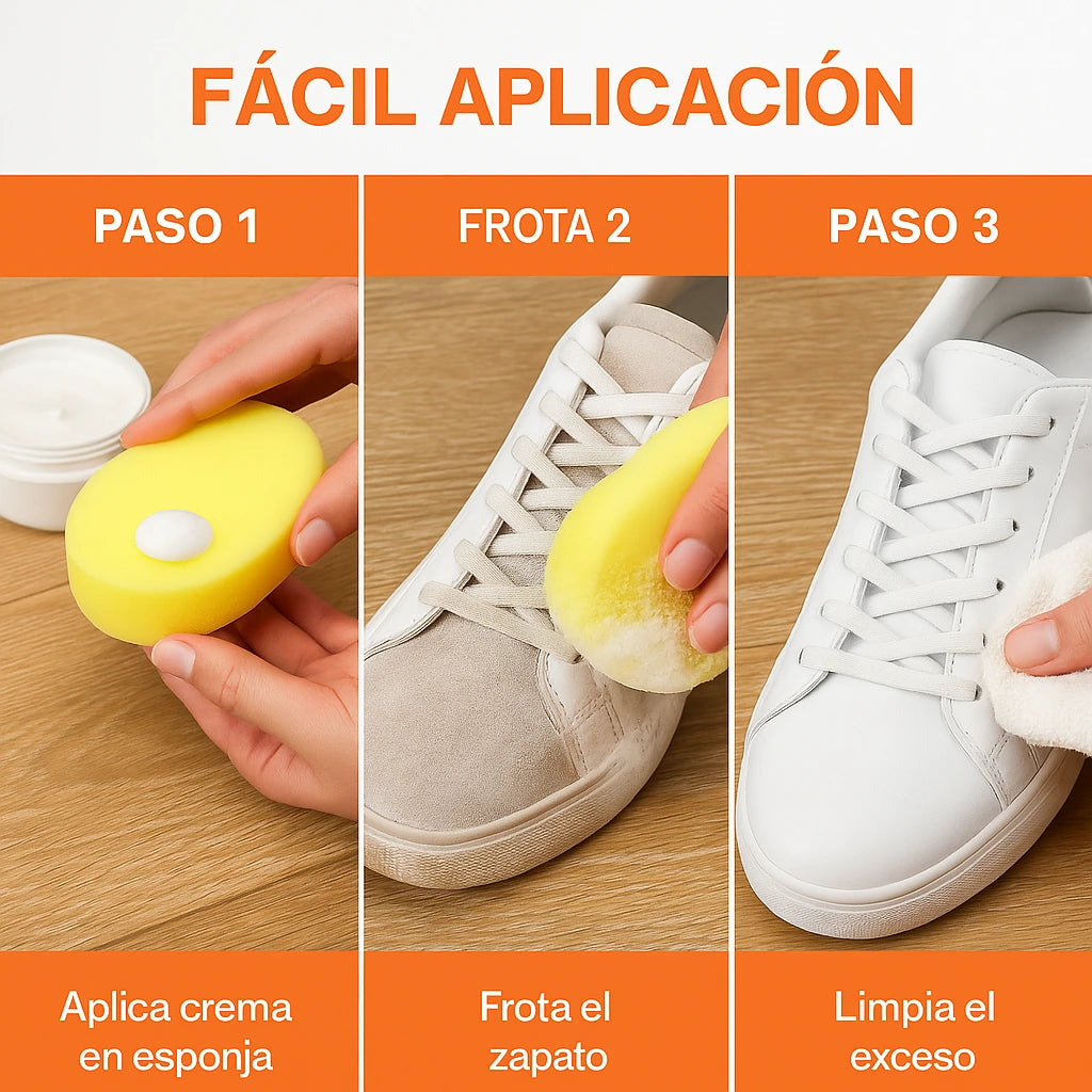 Crema Limpiadora para Zapatos CleaningCream® - Zapatos como nuevos en 2 minutos