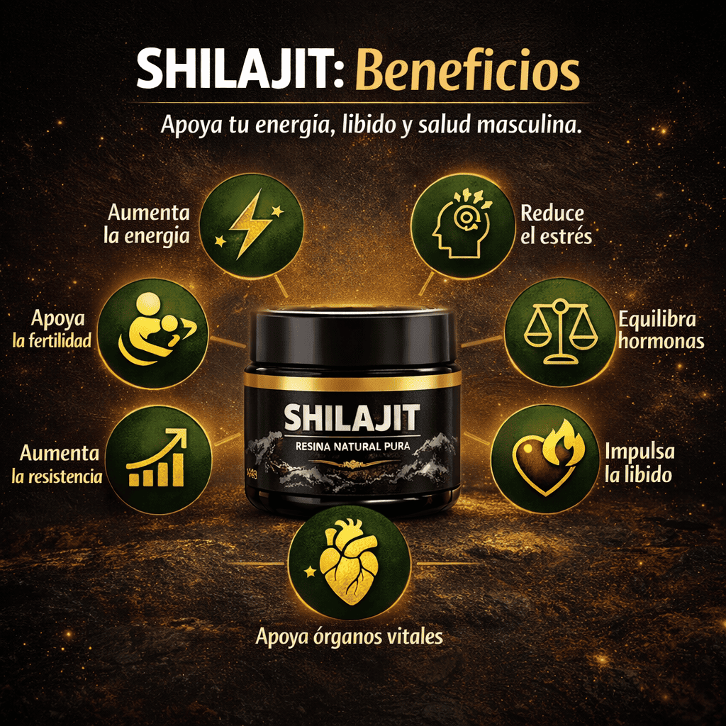 Resina SHILAJIT™ – Energía, Libido y Vitalidad Sin Químicos (100g)