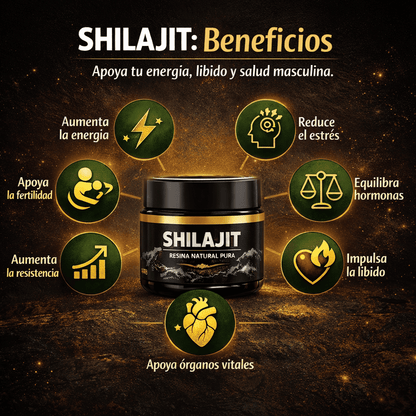 Resina SHILAJIT™ – Energía, Libido y Vitalidad Sin Químicos (100g)