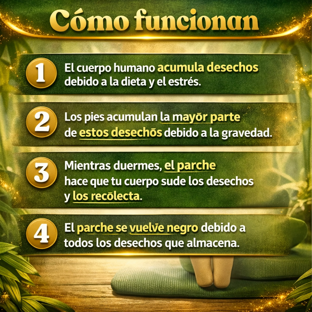 Parches Detox para Pies Kinoki (OFERTA 2X1 ACTIVA)