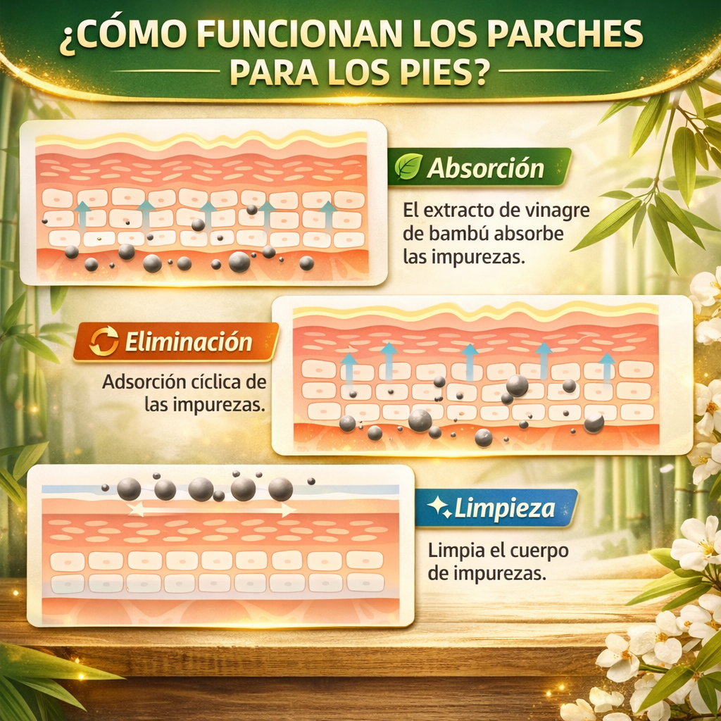 Parches Detox para Pies Kinoki (OFERTA 2X1 ACTIVA)