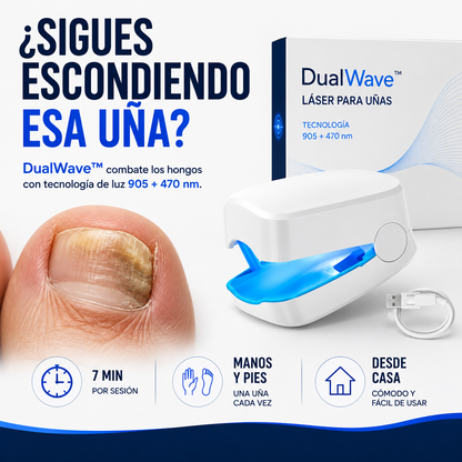 DualWave™ | Láser 905+470 nm para Hongos en las Uñas