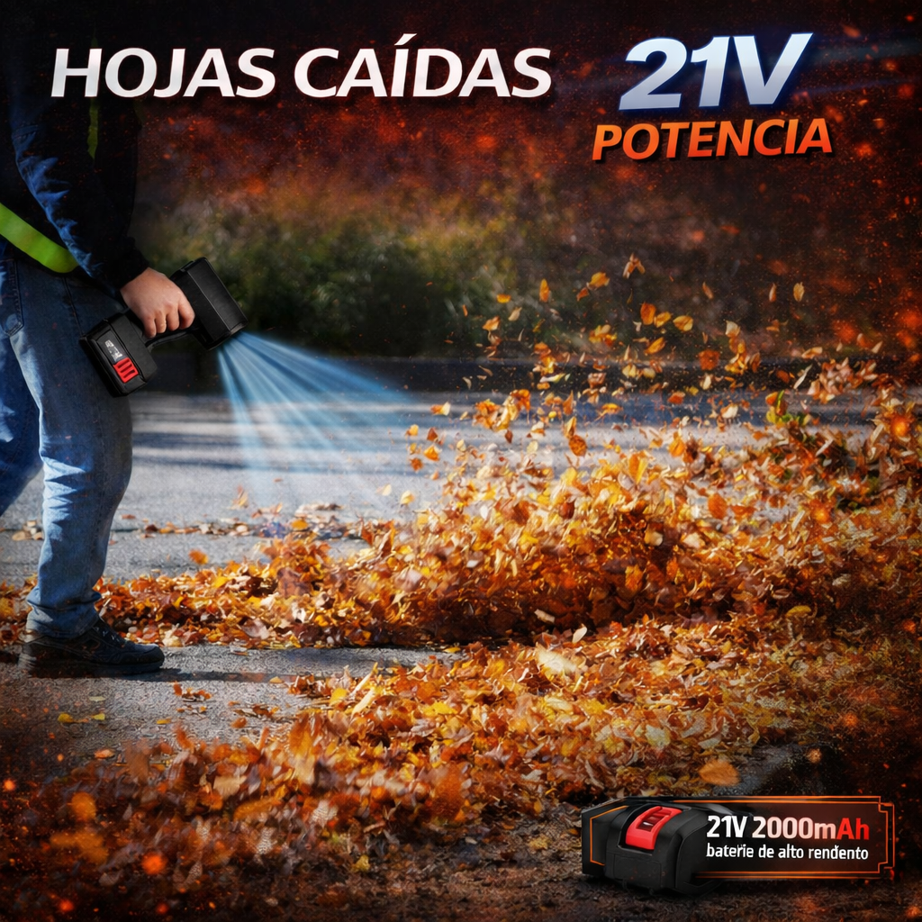 Soplador de Aire Portátil TurboAir™ (+ BATERÍA EXTRA GRATIS)