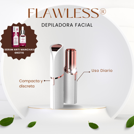 Mini Depilador Facial Flawless® + Sérum Anti-Manchas (REGALO)