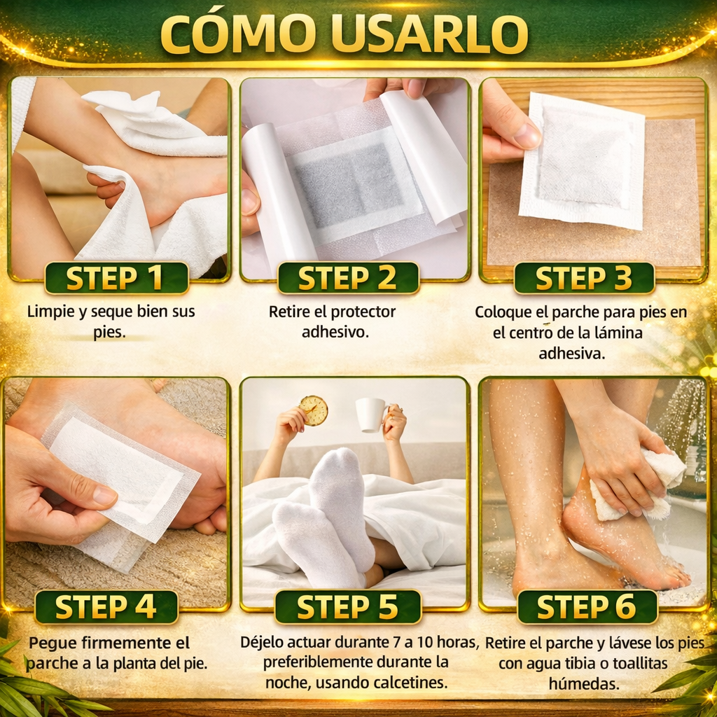 Parches Detox para Pies Kinoki (OFERTA 2X1 ACTIVA)