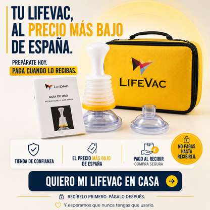 LifeVac® – Kit Antiatragantamiento Familiar