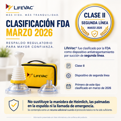 LifeVac® – Kit Antiatragantamiento Familiar