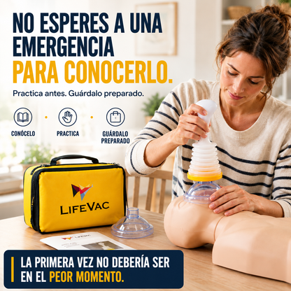 LifeVac® – Kit Antiatragantamiento Familiar