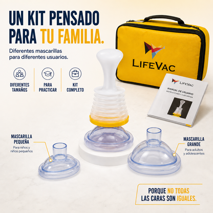 LifeVac® – Kit Antiatragantamiento Familiar