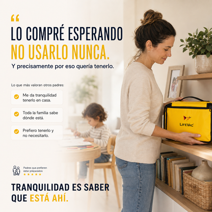 LifeVac® – Kit Antiatragantamiento Familiar