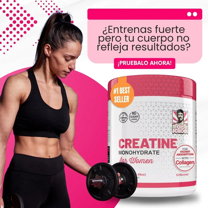 Original OldSchool Labs® Creatina Monohidratada para Mujer (240g)