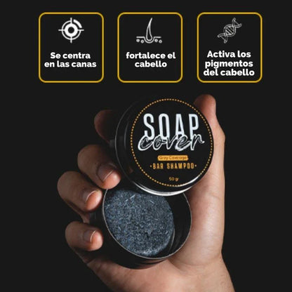 JABÓN ELIMINADOR DE CANAS NATURAL COVERSOAP™