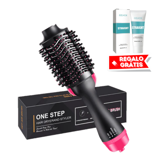 ProbStep™ | Cepillo Secador 3 en 1 + Crema Alisadora (GRÁTIS)