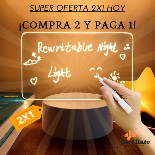 MessageLamp® Lámpara Pizarra LED | OFERTA 2x1