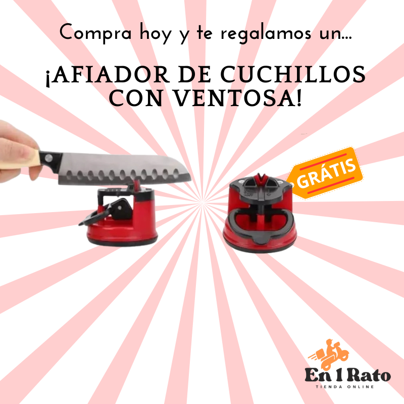 Batidora Automática para Alimentos + Afiador de Cuchillos GRÁTIS