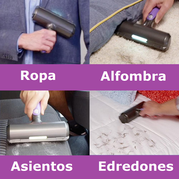 Rodillo Quita Pelos mascotas con LED | FurDaddy