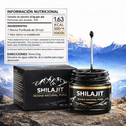 Resina SHILAJIT™ – Energía, Libido y Vitalidad Sin Químicos (100g)
