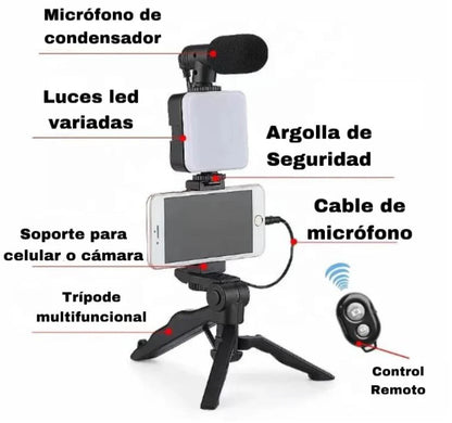 Kit Videomaker ProVlog® 5 en 1