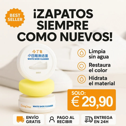 Crema Limpiadora para Zapatos CleaningCream® - Zapatos como nuevos en 2 minutos