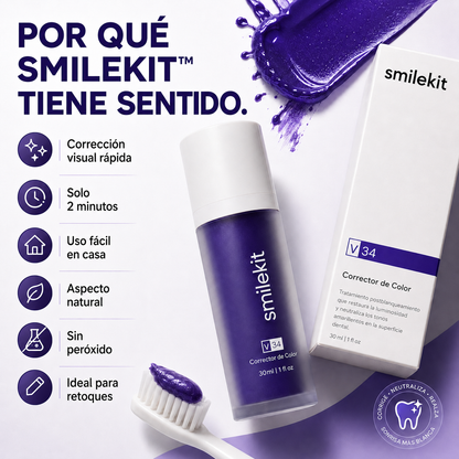 Serum Blanqueador Dental SmileKit™ V34