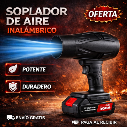 Soplador de Aire Portátil TurboAir™ (+ BATERÍA EXTRA GRATIS)