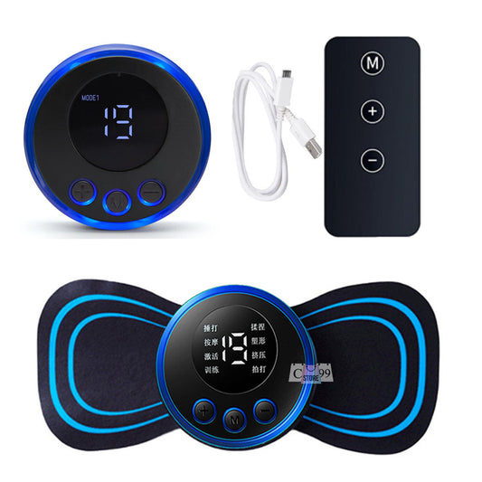 MINI MASAJEADOR CERVICAL ELÉCTRICO RECARGABLE USB + CONTROL