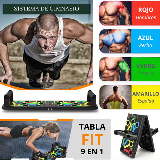 Tabla Flexiones PUSH UP® | Pecho, Espalda, Hombros y Triceps