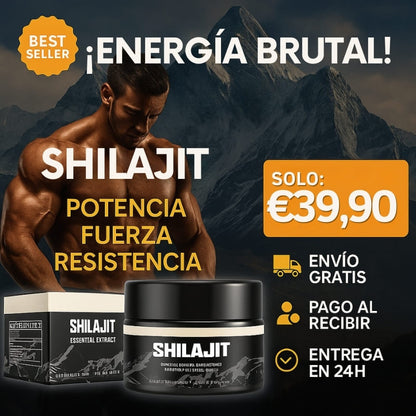 Resina SHILAJIT™ – Energía, Libido y Vitalidad Sin Químicos (100g)