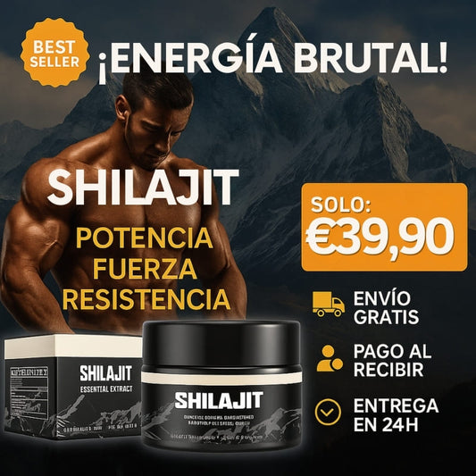Resina SHILAJIT™ – Energía, Libido y Vitalidad Sin Químicos (100g)