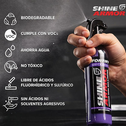 Spray Cerámico Hidrofóbico ShineArmor™ | Protección y Brillo en Segundos