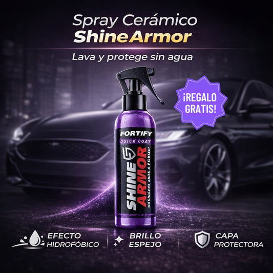 Spray Cerámico Premium ShineArmor™ + Renovador de Plásticos GRATIS