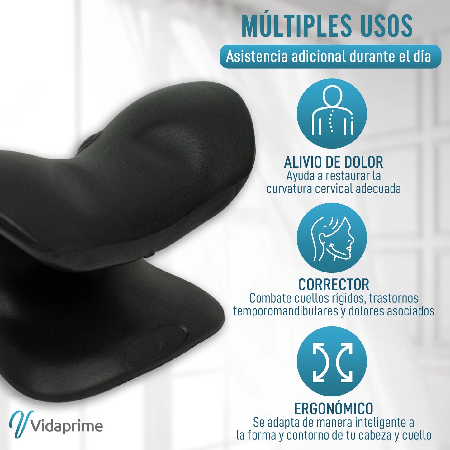 Almohada Cervical para Alivio de Dolor